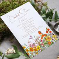 Bridal Shower Display Shower Boho Wildflowers
