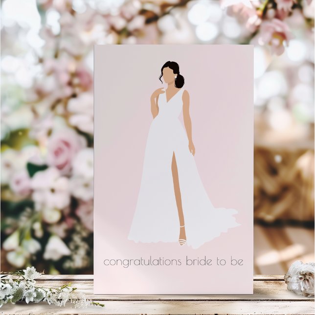 Bridal Shower Elegant Congratulations Card (Creator Uploaded)