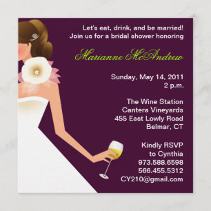 Bridal Shower Esemble Invitation