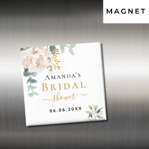 Bridal Shower floral eucalyptus greenery favour Magnet