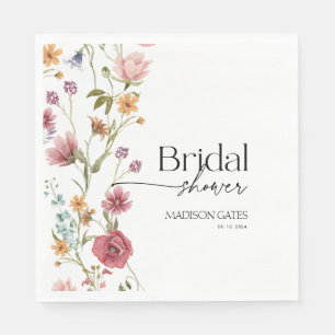 Bridal Shower Floral Napkin