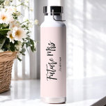 Bridal Shower Future Mrs Blush Pink  Water Bottle<br><div class="desc">Future Mrs. Bridal Shower Water Bottle in Blush Pink and Black.  Check out our store collection below for matching items.</div>