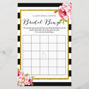 Bridal Shower Game - Bridal Bingo