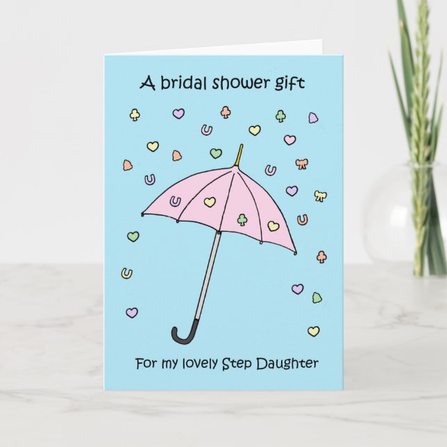 Bridal Shower Gift for Step Daughter Invitation (Front)