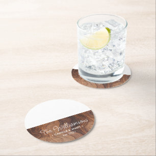 Bridal Shower Gift, Personalised Coasters, Housewa Round Paper Coaster
