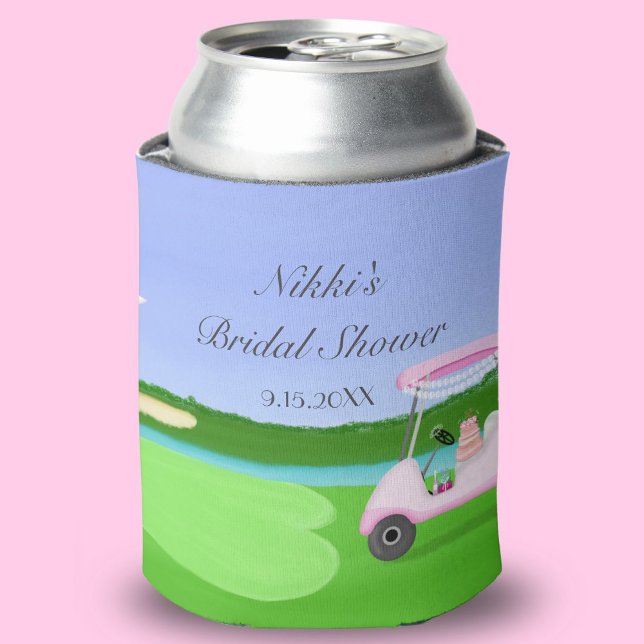  Bridal Shower Golf Pattern With Golf Cart Can Cooler (Creator Uploaded)