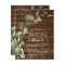 Bridal Shower Greenery Eucalyptus Rustic Wood