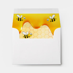 Bridal Shower happy bumble bees honey dripping Envelope