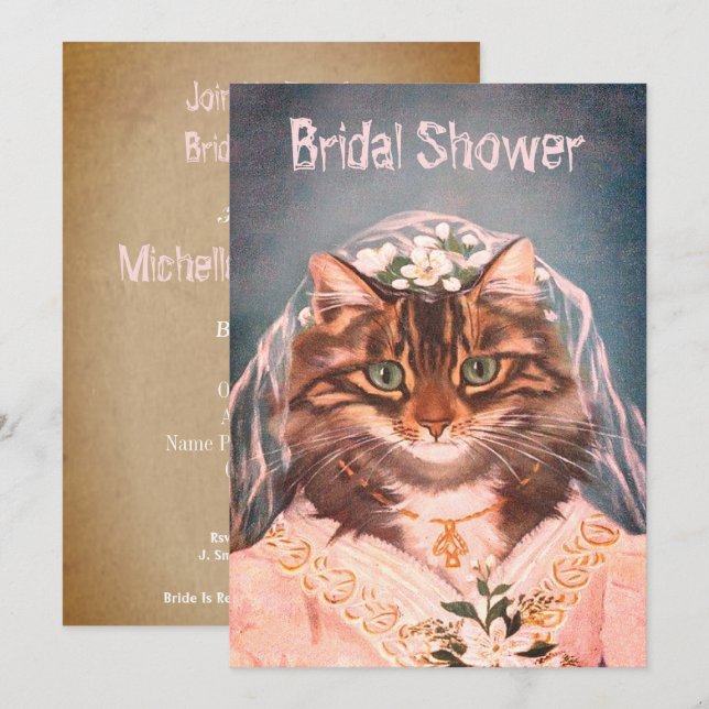 bridal shower,hen party, bachelorette party,... invitation (Front/Back)