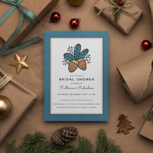 BRIDAL SHOWER   Holiday Christmas Winter Invitatio Invitation