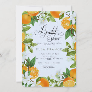 Bridal Shower in Bloom & Lemons Invitation