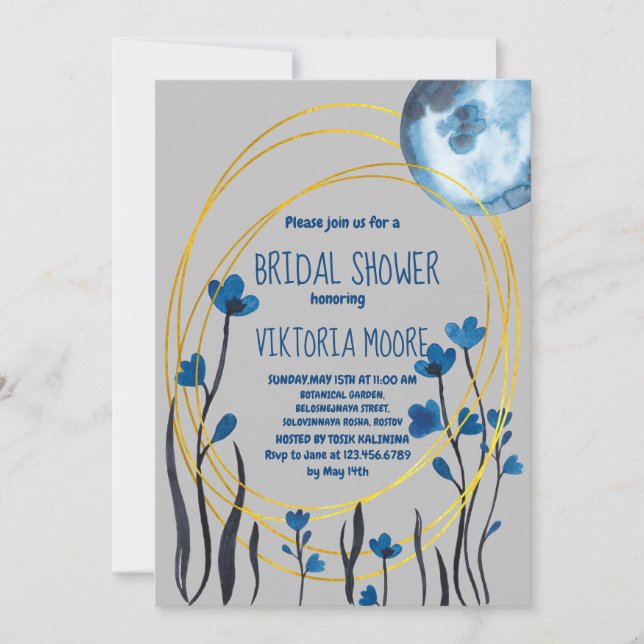 Bridal Shower invitation (Front)