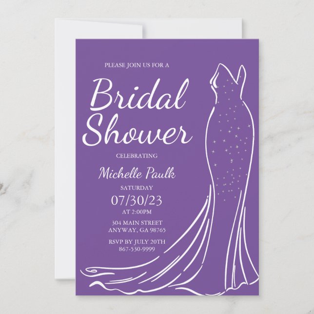 Bridal Shower Invitation (Front)