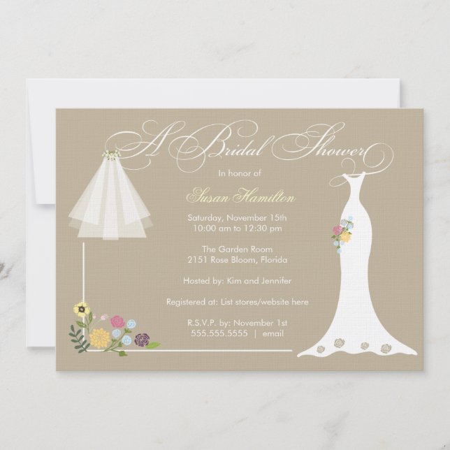 Bridal Shower Invitation (Front)