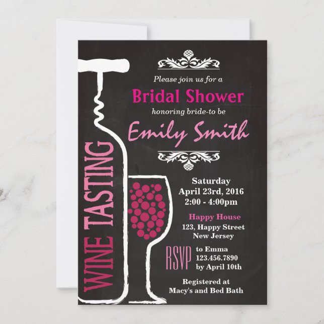 Bridal Shower Invitation (Front)