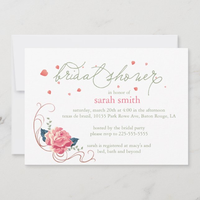 Bridal Shower Invitation (Front)