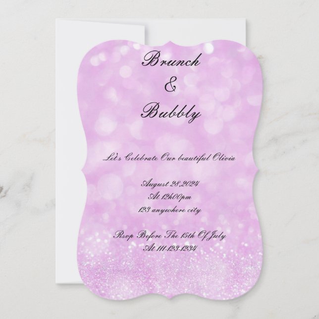 BRIDAL SHOWER INVITATION (Front)