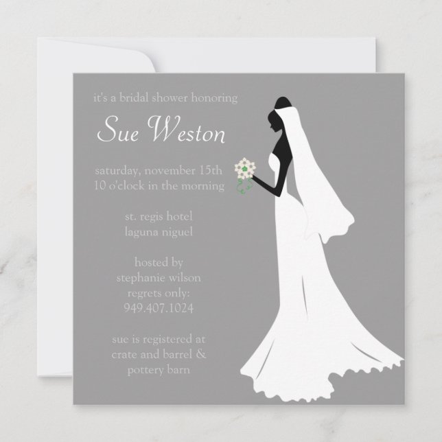 Bridal Shower Invitation (Front)