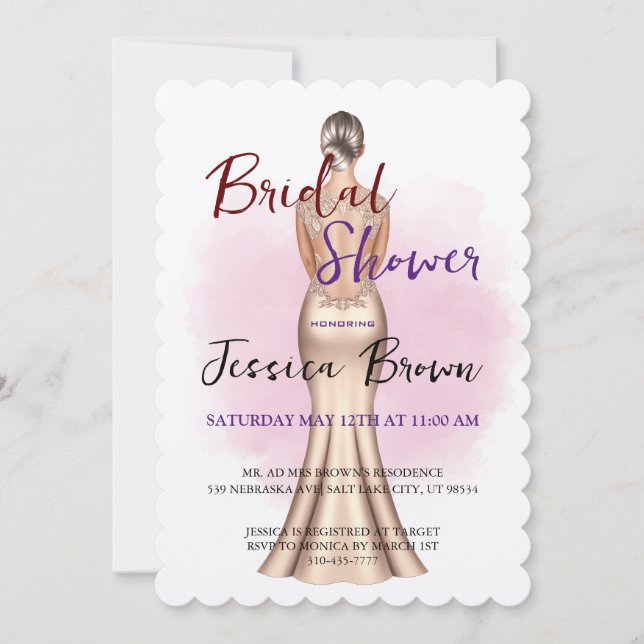 Bridal Shower Invitation (Front)