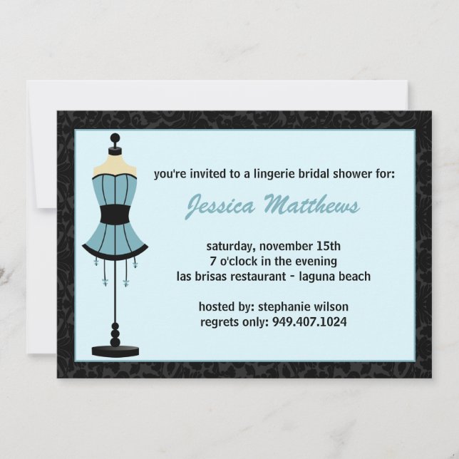 Bridal Shower Invitation (Front)