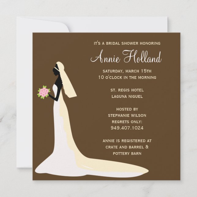 Bridal Shower Invitation (Front)