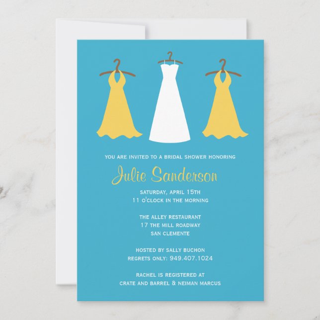 Bridal Shower Invitation (Front)