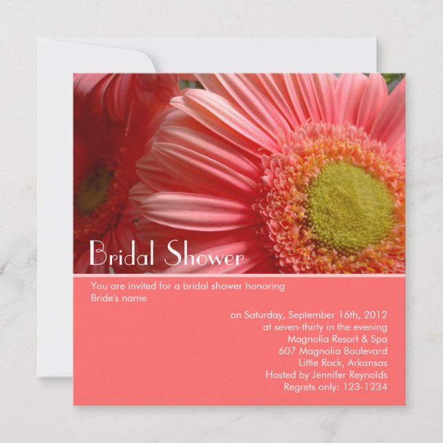 Bridal Shower Invitation (Front)
