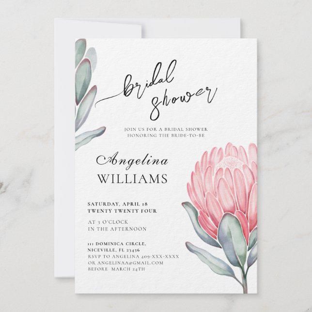 Bridal Shower Invitation (Front)