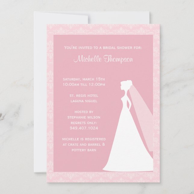 Bridal Shower Invitation (Front)
