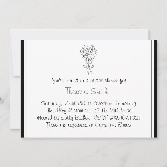 Bridal Shower Invitation (Front)