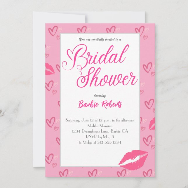 Bridal Shower Invitation (Front)