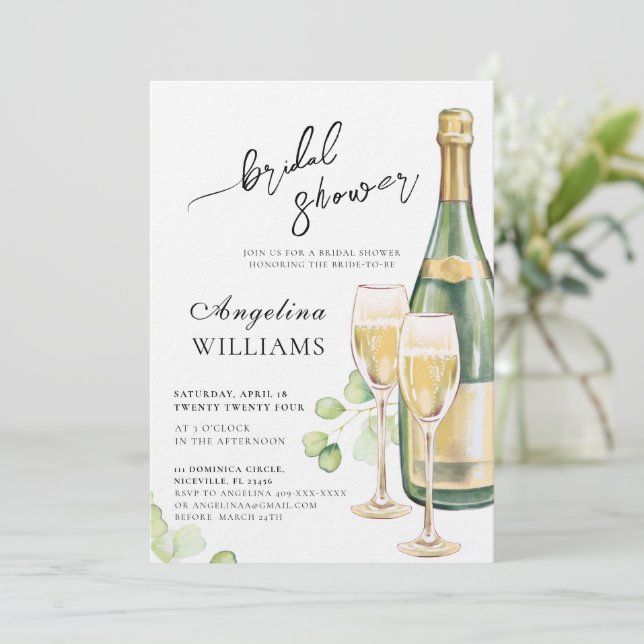 Bridal Shower Invitation (Standing Front)