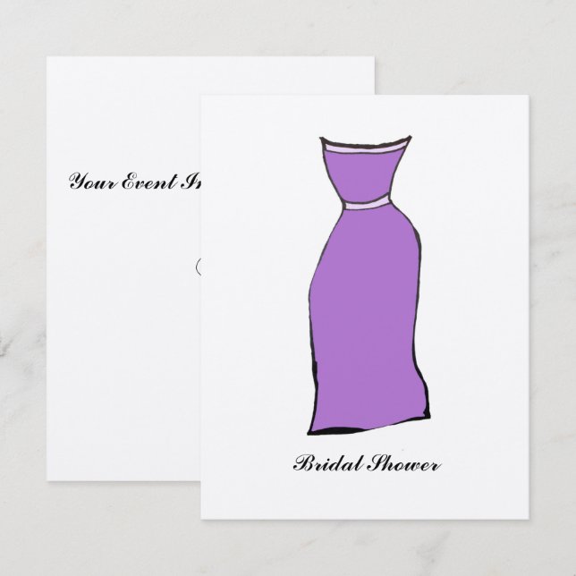 Bridal Shower Invitation (Front/Back)