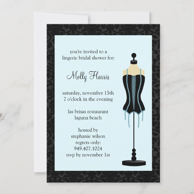 Bridal Shower Invitation (Front)