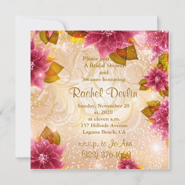 Bridal Shower Invitation (Front)