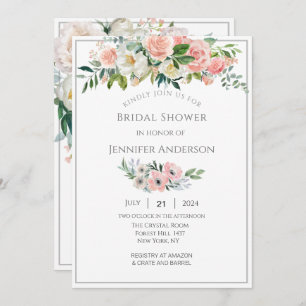 Bridal Shower Invitation, A Magical Rose Garden Invitation