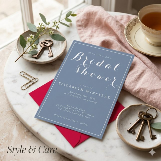 Bridal Shower Invitation - Beautiful & Elegant (Bridal Shower Invitation - Beautiful & Elegant)