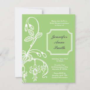 Bridal Shower Invitation - Bleeding Hearts