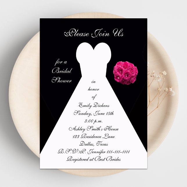 Bridal Shower Invitation -- Bridal Gown (Creator Uploaded)