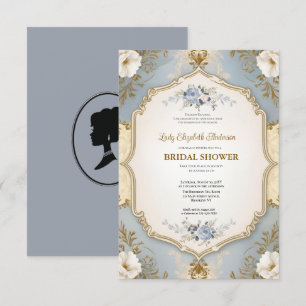 bridal shower invitation,french chateau party invitation