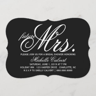 Bridal Shower Invitation future Mrs. III