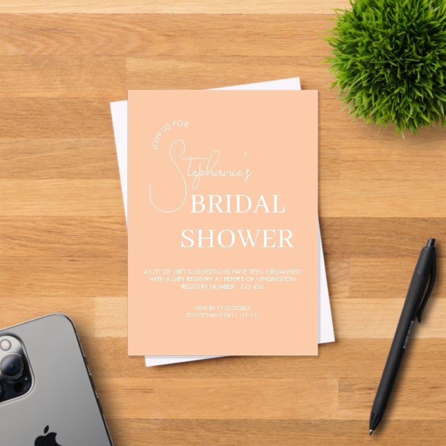 Bridal shower Invitation | Kitchen Tea (Insitu (Invitation Card))