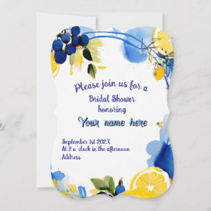 Bridal Shower invitation "La Dolce Vita" style