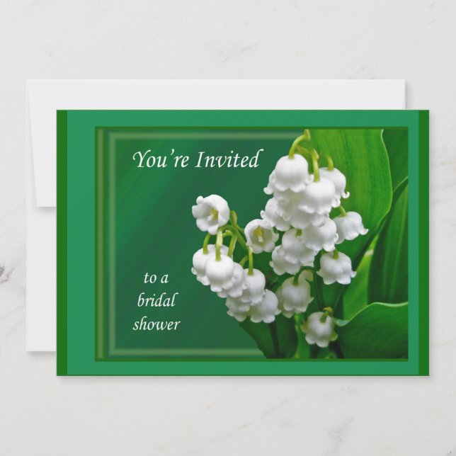 Bridal Shower Invitation - Lily of the Valley (Front)