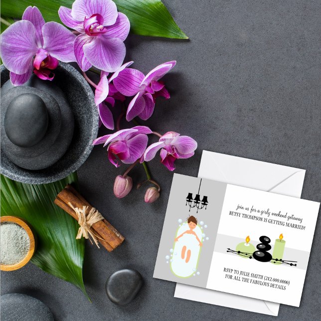 Bridal Shower Invitation or A Spa Weekend Getaway (Creator Uploaded)