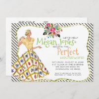 Bridal Shower Invitation | Retro Housewife