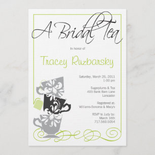 Bridal Shower Invitation - Tea