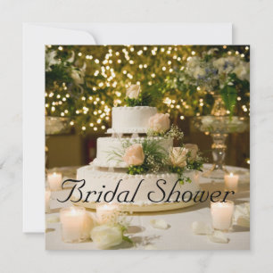 Bridal Shower Invitation--Wedding Cake Invitation