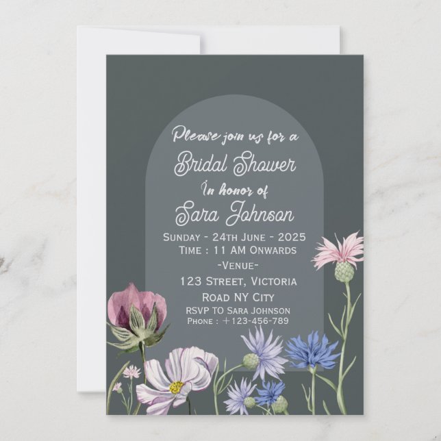 Bridal Shower Invitations  (Front)