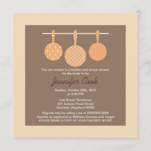Bridal Shower Invitations Cooking Theme